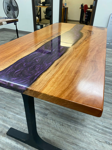 Handcrafted Microthica Eucalyptus Desk furniture