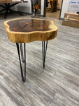 Handcrafted Willow Acacia Side Table furniture