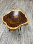 Handcrafted Willow Acacia Side Table furniture