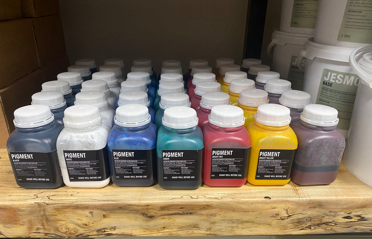 10ml Pigments for Jesmonite/hydroflow/a1/aqua Resin / Eco-resin Pigment  Handy Dropper Bottle Hand Mixed Signature Shades 