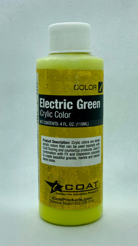 iCoat Icrylic Electric Green