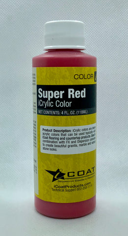 iCoat Icrylic Super Red