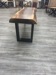 Handcrafted Walnut Bench