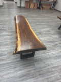 Handcrafted Walnut Bench