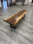 Handcrafted Walnut Bench