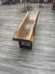 Handcrafted Walnut Bench