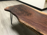 Handcrafted Wood Walnut Coffee Table Furniture