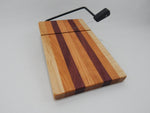 Wood Cheese Slicer/Cutter - Cherry, Maple and Purple Heart.