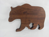 Bear shaped cutting boards.