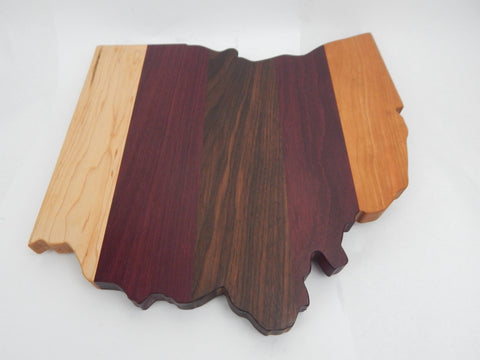 State Board Ohio Cheese/Cutting - Cherry & Purpleheart