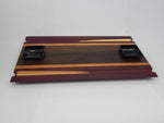 Sushi Board - Walnut,  Purpleheart and Cherry with Chopstick grooves