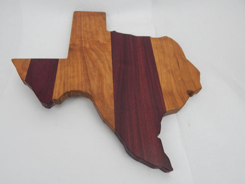State Board Texas Cheese/Cutting -  Cherry & Purpleheart
