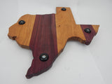 State Board Texas Cheese/Cutting -  Cherry & Purpleheart
