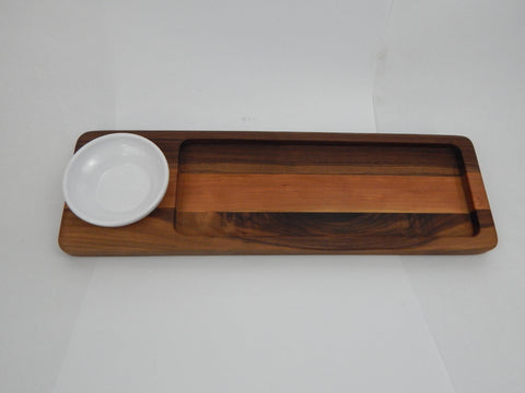 Wood Bread/Dip Tray