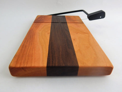 Wood Cheese Slicer/Cutter - Cherry and Walnut.