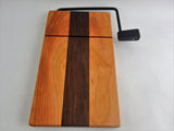 Wood Cheese Slicer/Cutter - Cherry and Walnut.