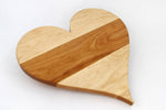 Heart Shaped Cutting Board. Personal Engraving! Maple & Cherry wood!