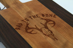 Paddle Boar - Cherry & Walnut, Lasered, Bad to the bone