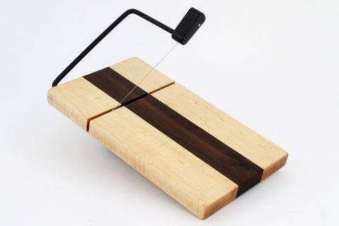 Wood Cheese Slicer/Cutter - Walnut and Maple.