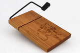 Wood Cheese Slicer/Cutter - Cherry, Mouse, Laser engraved.