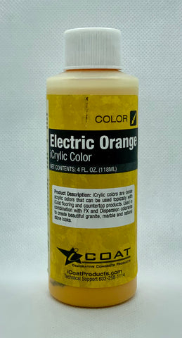 iCoat Icrylic Electric Orange