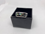 Stainless Steal Ring with Paua ( Abalone )