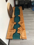 Handcrafted Resin Coffee River Table Furniture