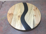 Spalted Maple Resin Inlayed Lazy Susan